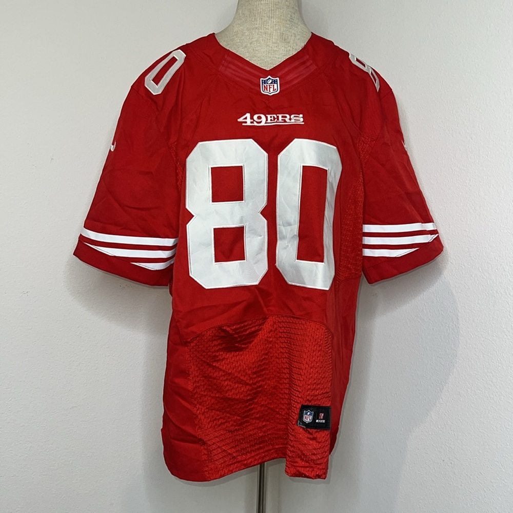 🔹 Nike NFL San Francisco Forty Niners On Field Jerry Rice #80 Jersey